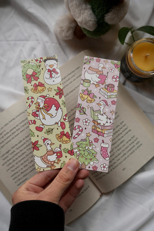 Holly Jolly Goose Bookmark