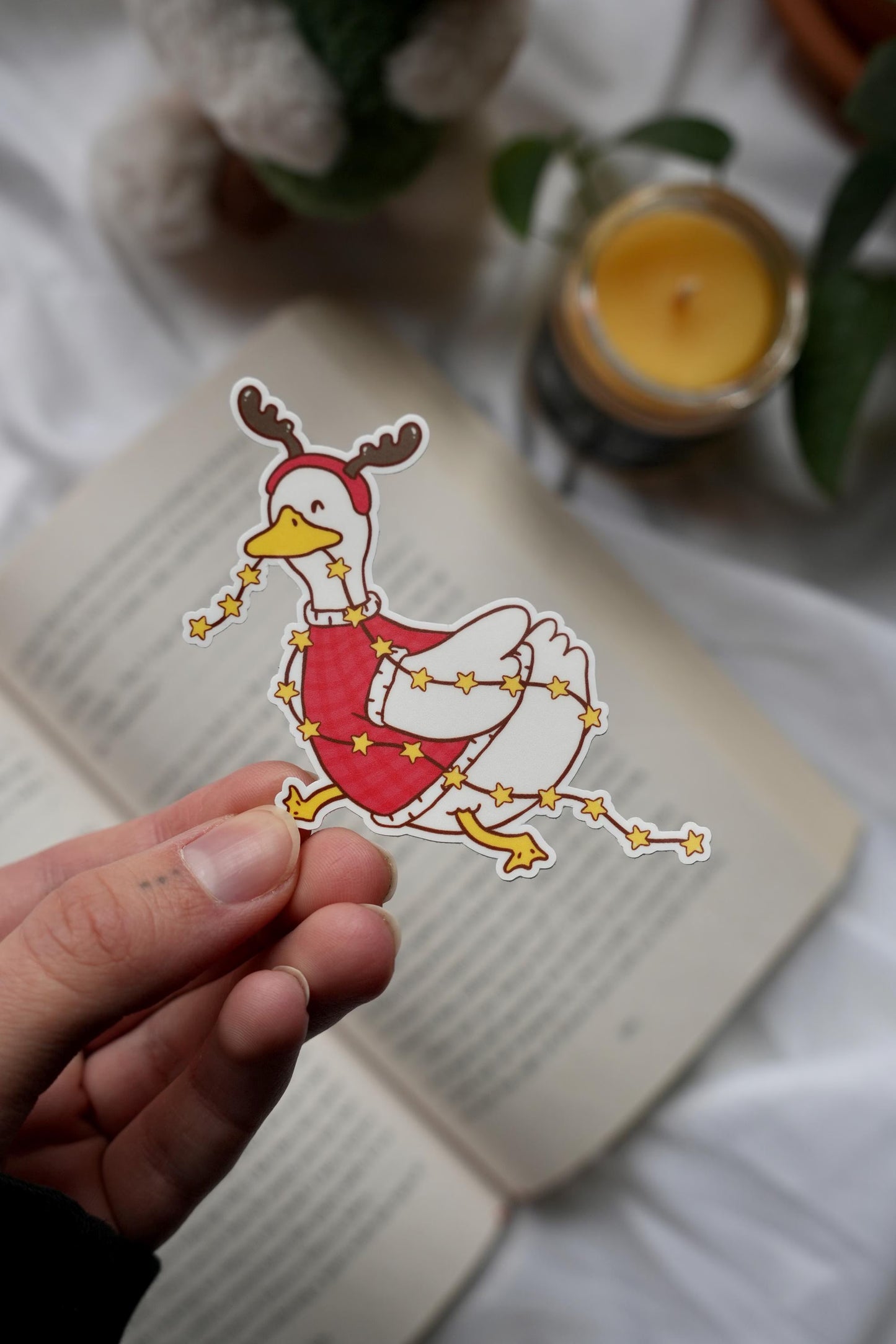 Festive Geese Stickers