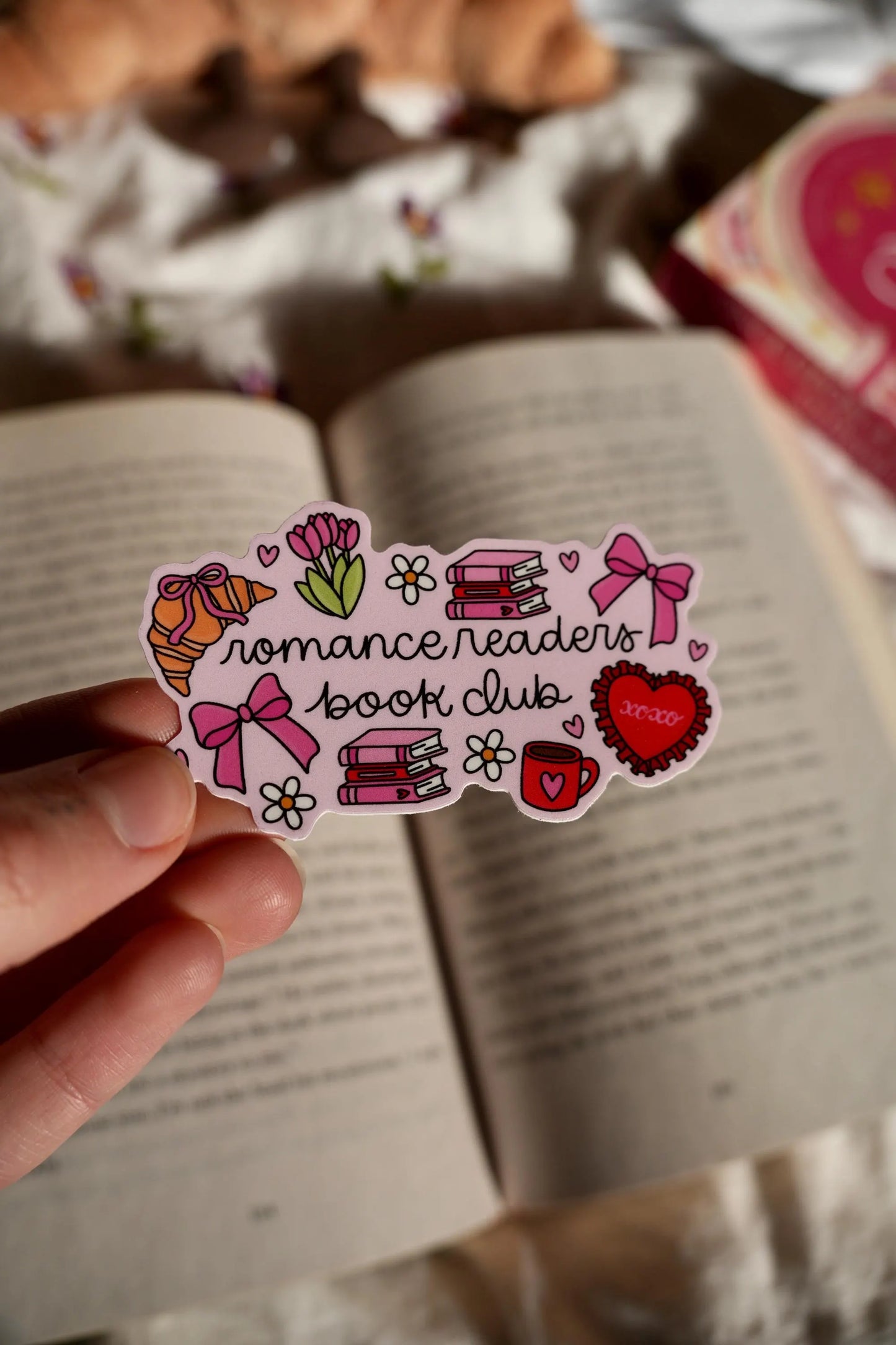 Romance Readers Book Club Sticker