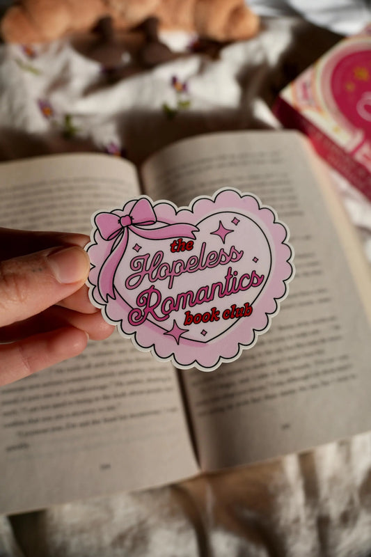 Hopeless Romantics Book Club Sticker