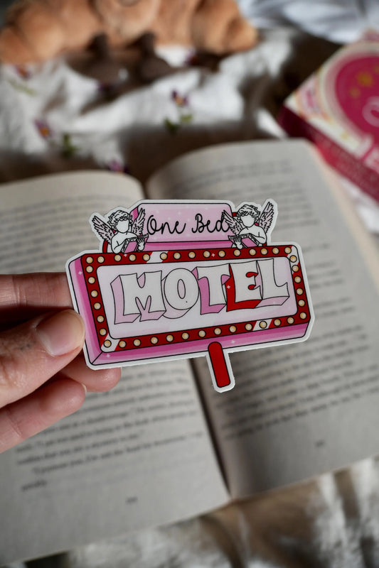 One Bed Motel Sticker