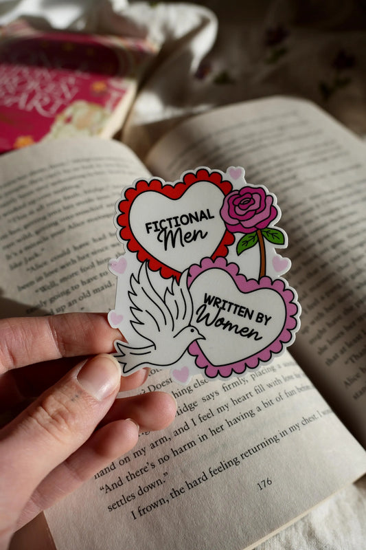Fictional Men Written by Women Sticker