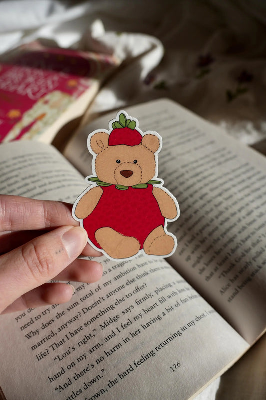 Bartholomew Bear Strawberry Sticker