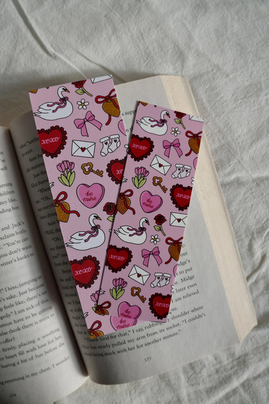Swan Lover Pattern Bookmark