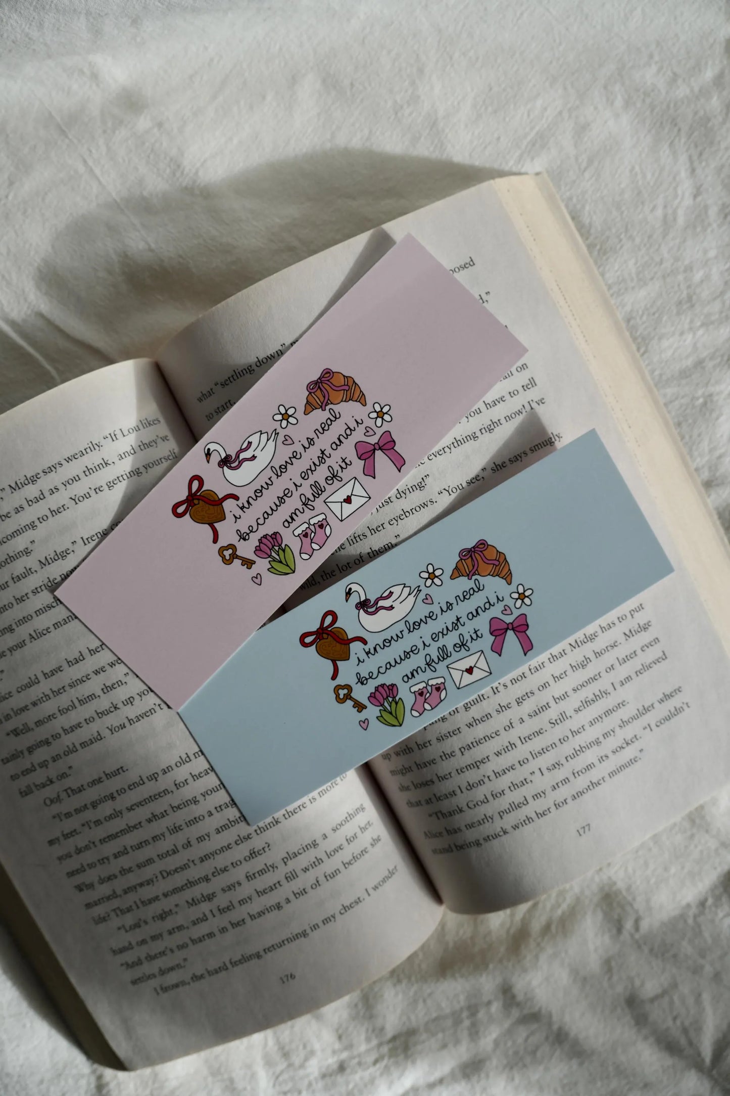 I Know Love Is Real Double Sided Bookmark