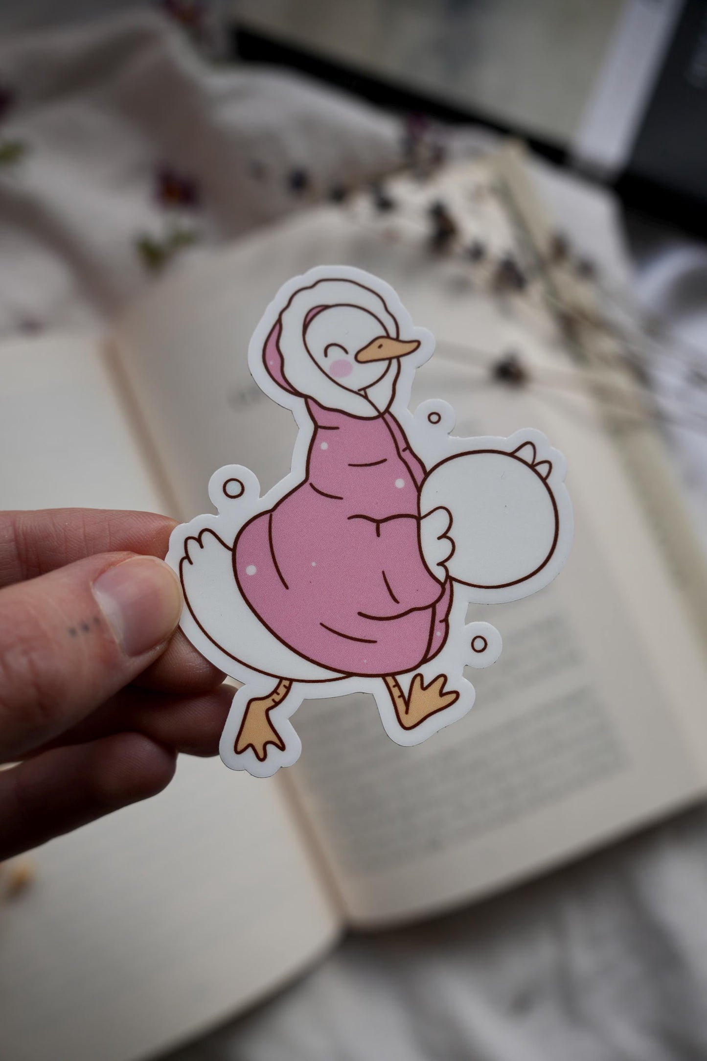 Winter Silly Geese Stickers