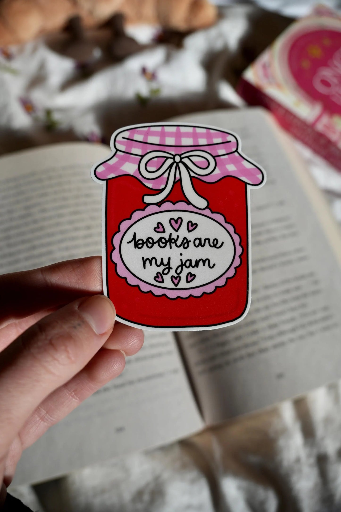 Books Are My Jam Sticker