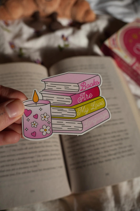 Books are my Love Language Sticker