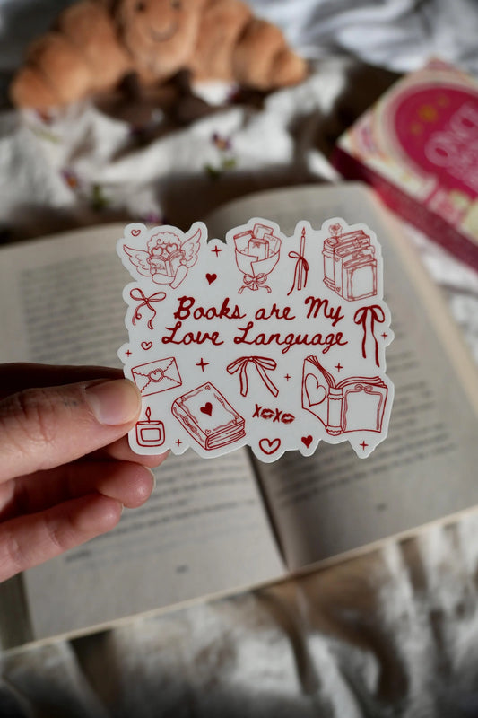 Books are my Love Language Sticker