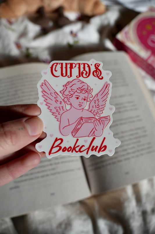 Cupid's Book Club Sticker