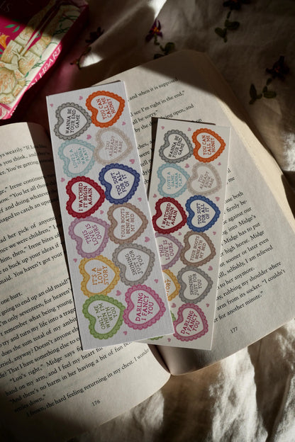 Eras Hearts Lyrics Bookmark