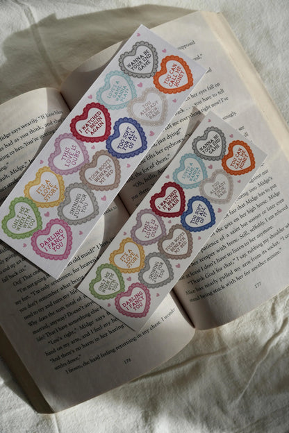 Eras Hearts Lyrics Bookmark