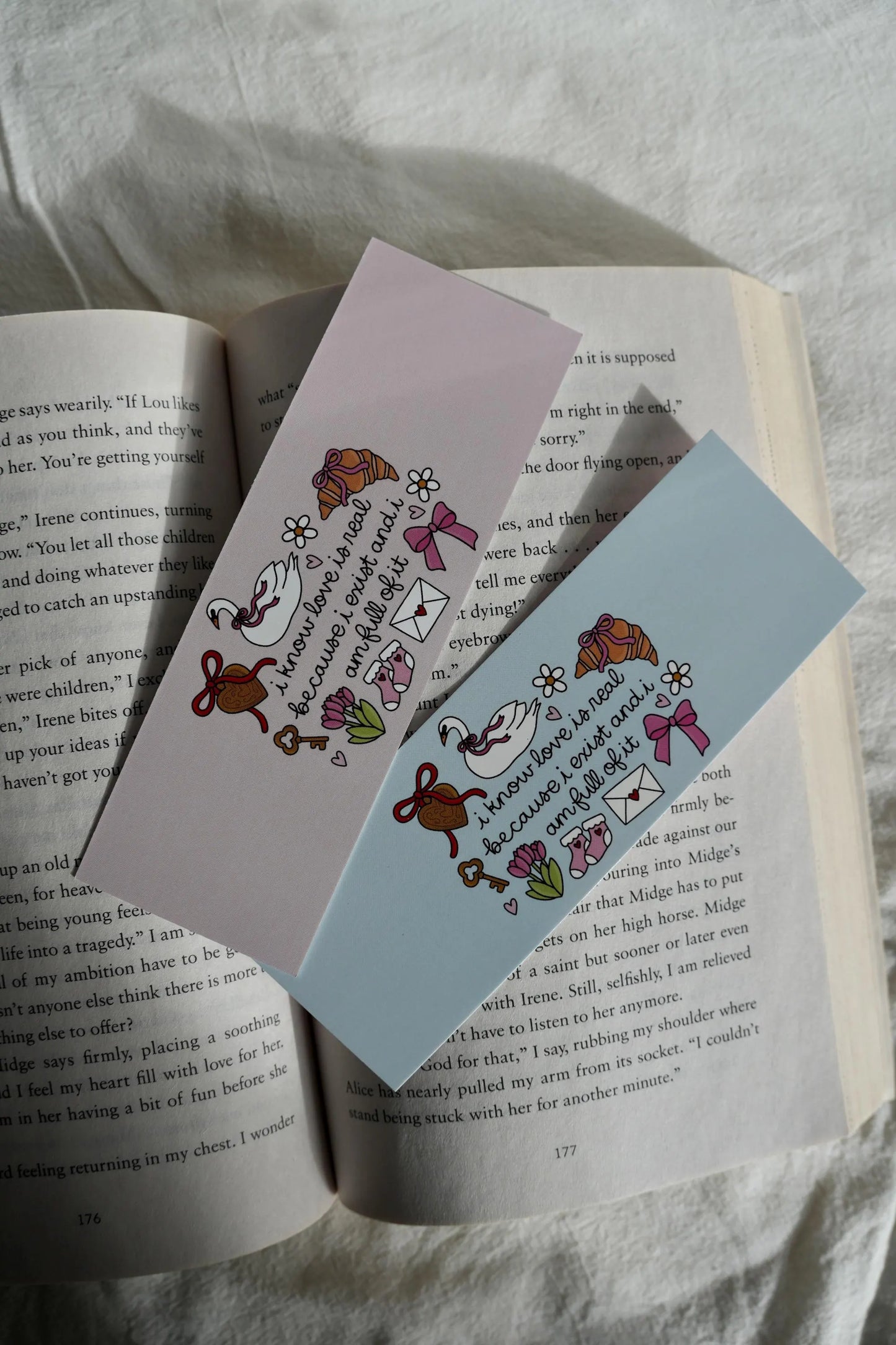 I Know Love Is Real Double Sided Bookmark