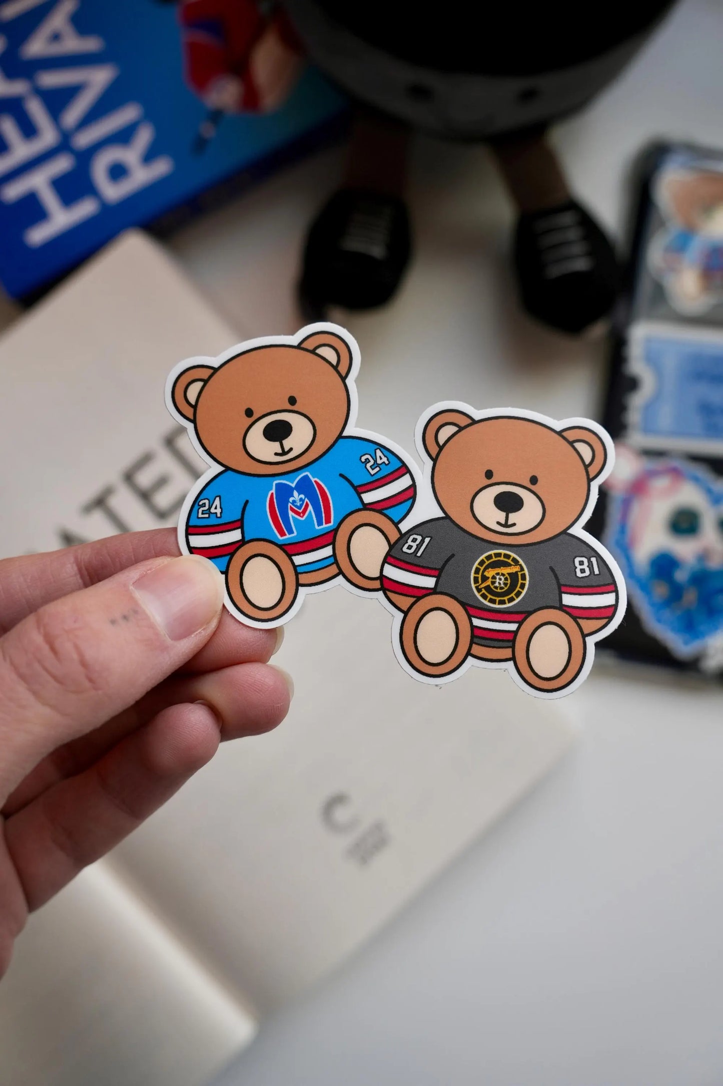 Shane & Ilya Teddy Stickers