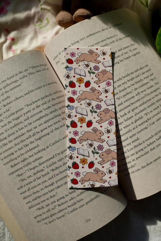 Bunnies and Books Bookmark
