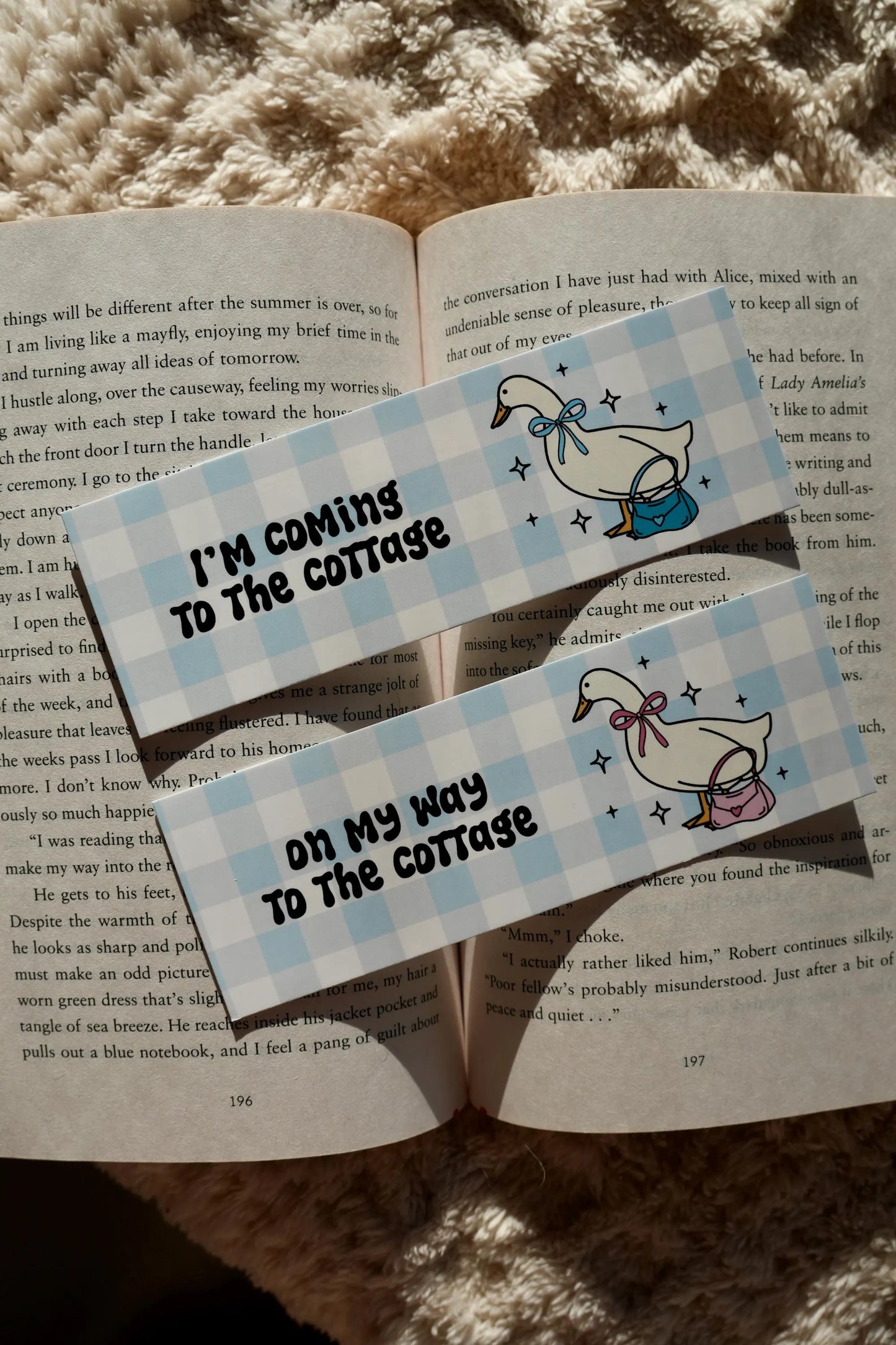 Cottage Duck Bookmark