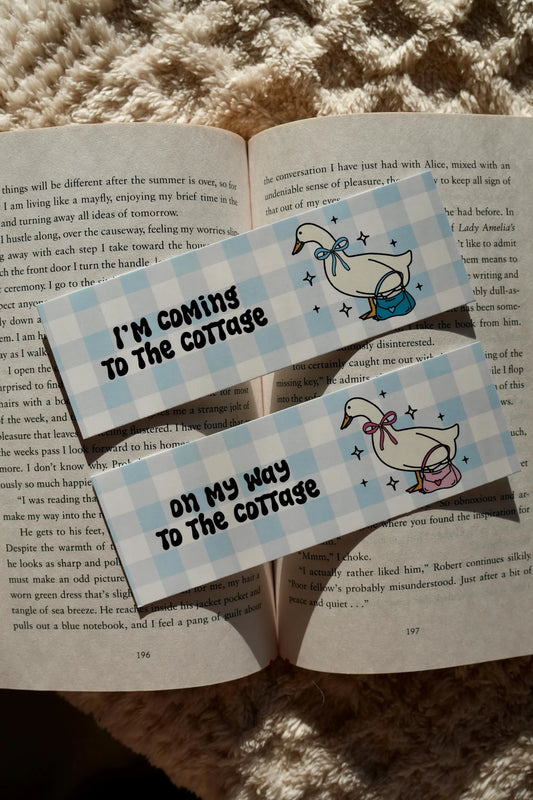 Cottage Duck Bookmark