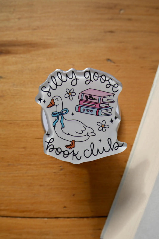 Silly Goose Book Club Magnetic E-reader Grip
