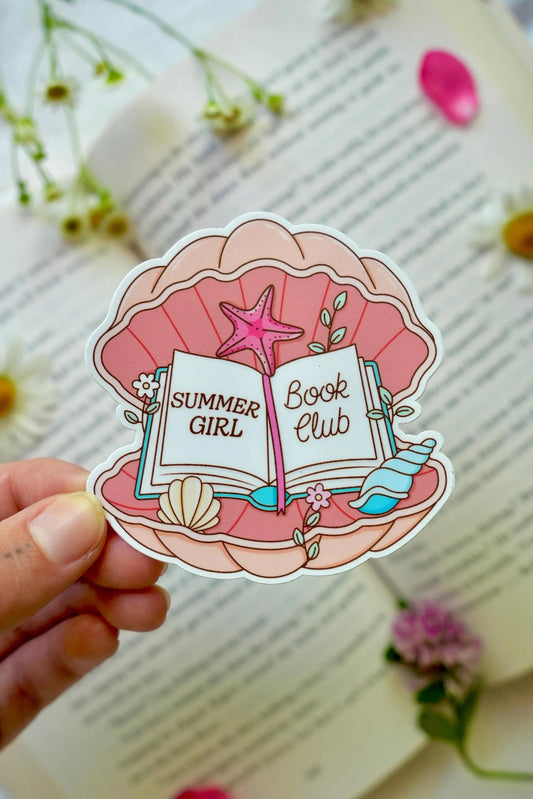 Summer Girl Book Club Sticker