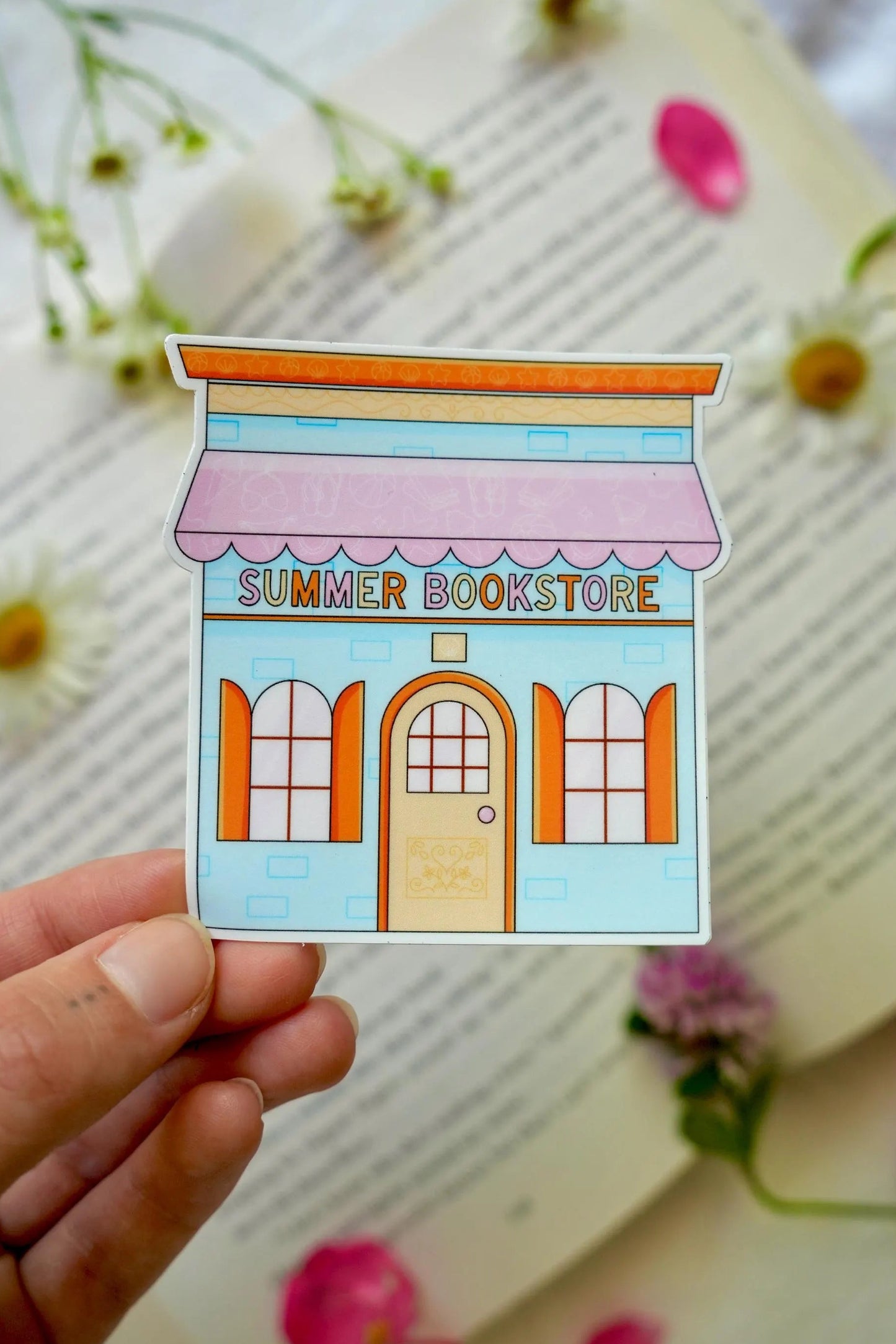 Summer Bookstore Sticker