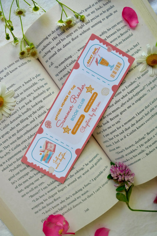 Official Member of the Summer Reading Book Club Bookmark