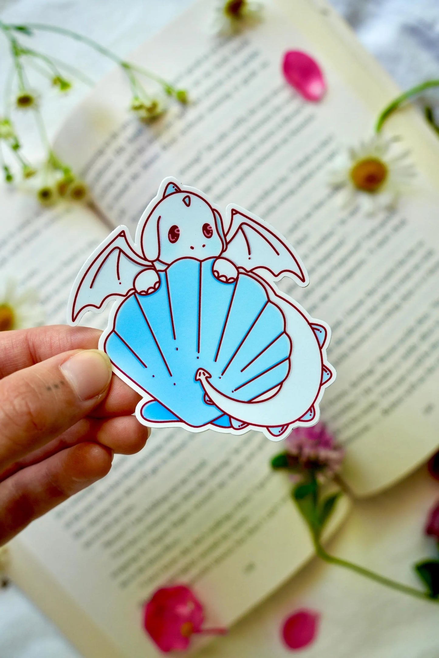 Summer Dragons and Shells Stickers