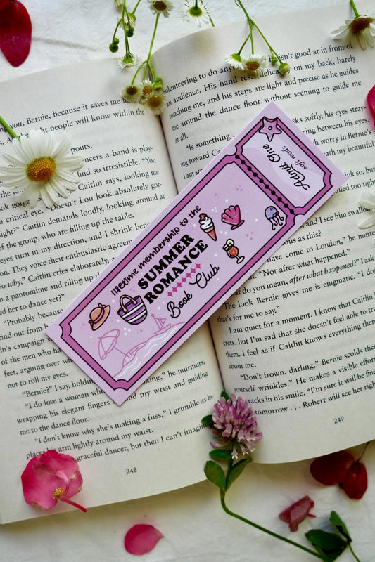 Lifetime Membership to the Summer Romance Book Club Bookmark