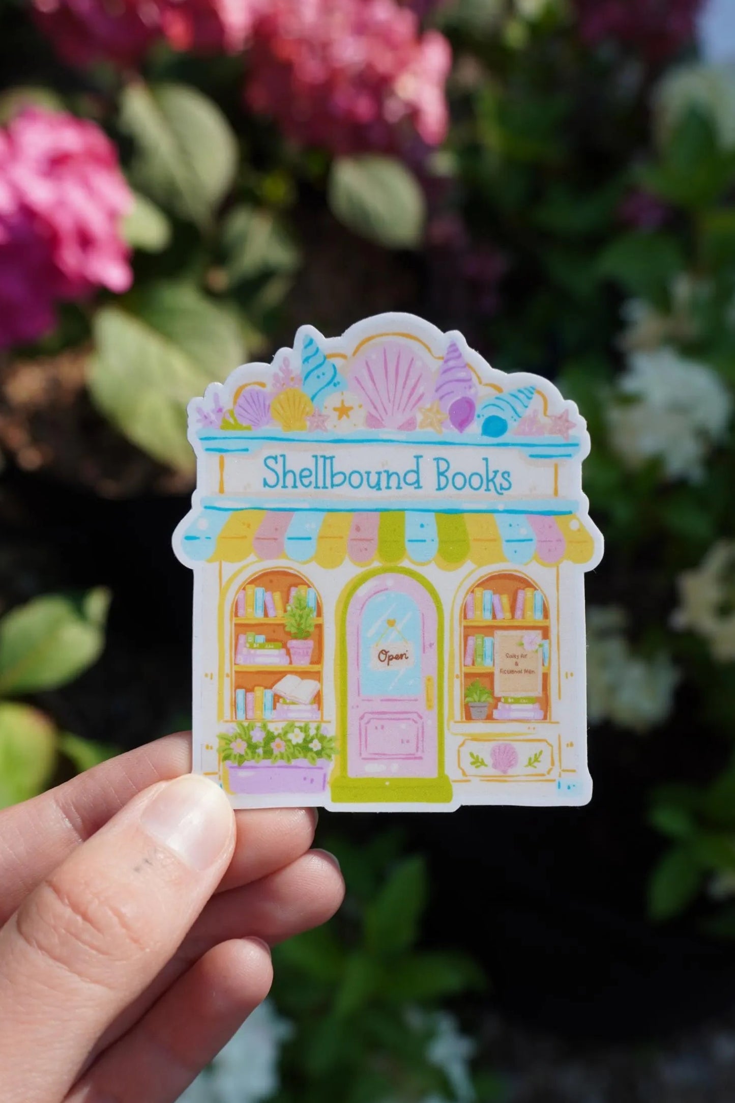 Beach Bookstore Sticker