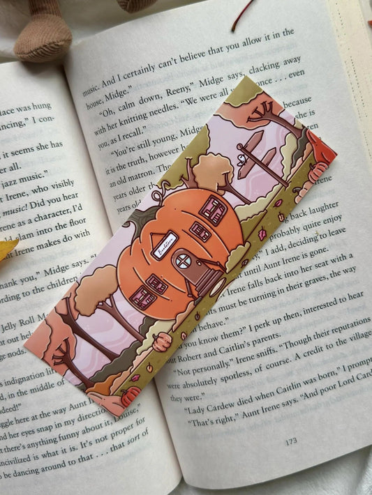 Pumpkin Bookstore Bookmark