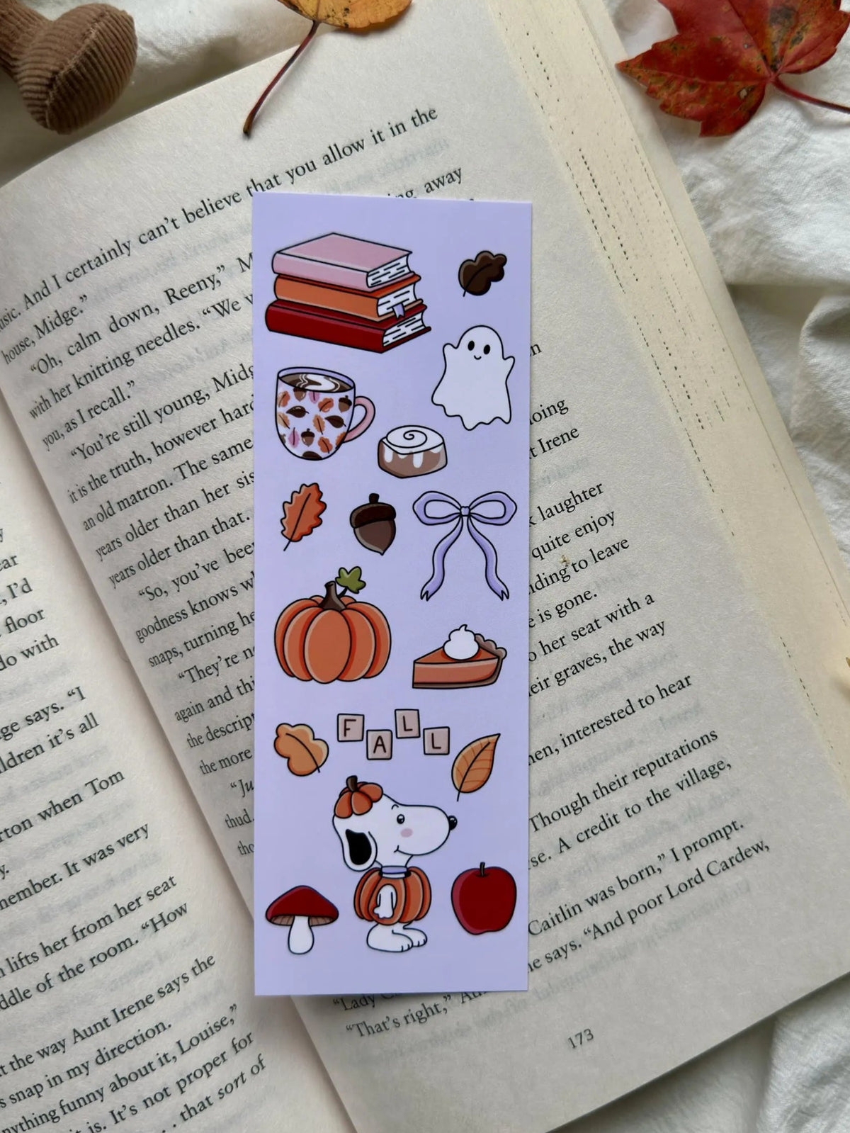 Cozy Fall Vibes Bookmark