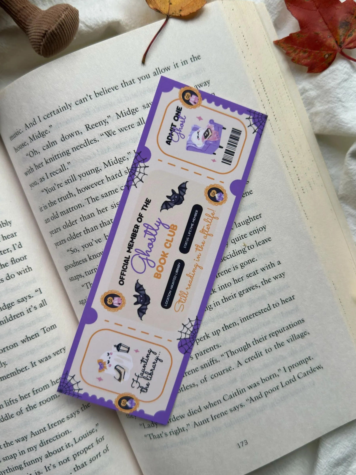 Member of the Ghostly Club Bookmark